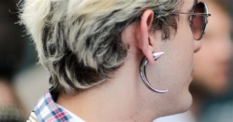 earrings for gay|boy wearing earrings.